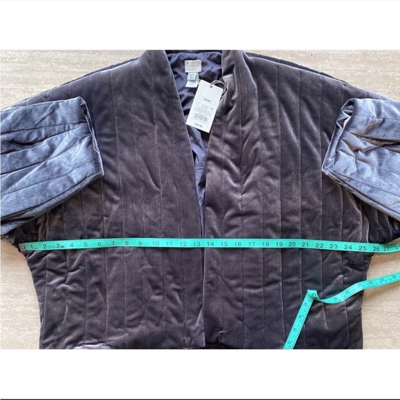 A new day osfm charcoal gray velvet jacket - Picture 7 of 9